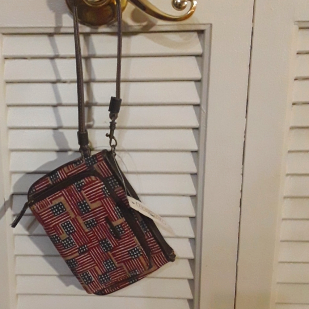 Longaberger stars and stripes wristlet